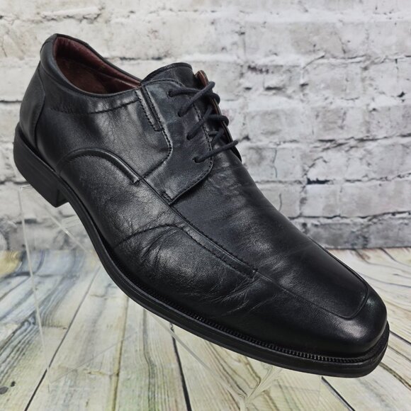 Johnston & Murphy Stricklin Oxfords Men 11.5 M Black Leather Dress Shoes 20-7741 main image 4